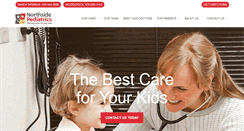 Desktop Screenshot of northsidepediatrics.com