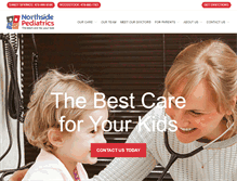 Tablet Screenshot of northsidepediatrics.com